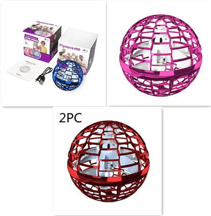 Spinning Flying Toy – Fingertip LED Drone for Kids