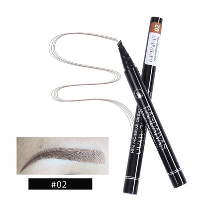 4-Head Liquid Eyebrow Pencil – Multi-Function Tattoo Brow Pencil