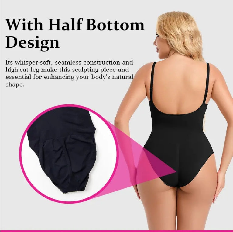Women’s Seamless One-Piece Body Shaper Swimsuit