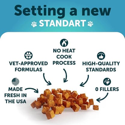 Hemp Cat Calming Treats – Melatonin Soft Chews for Stress & Anxiety Relief in Cats & Kittens