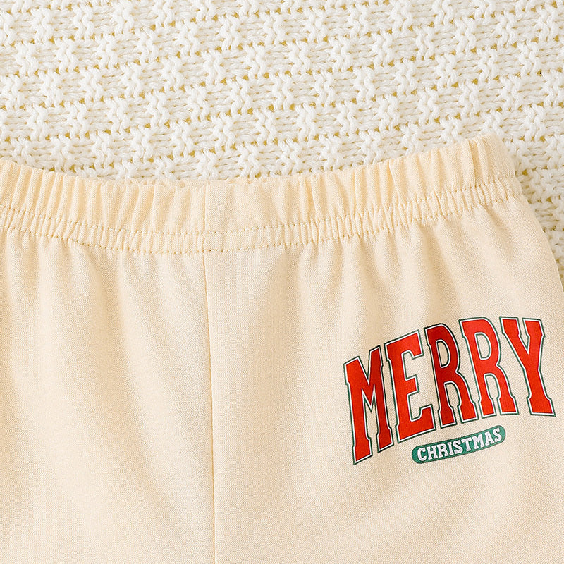 Baby Girls 2-Piece Christmas Outfit – Sweatshirt & Pants