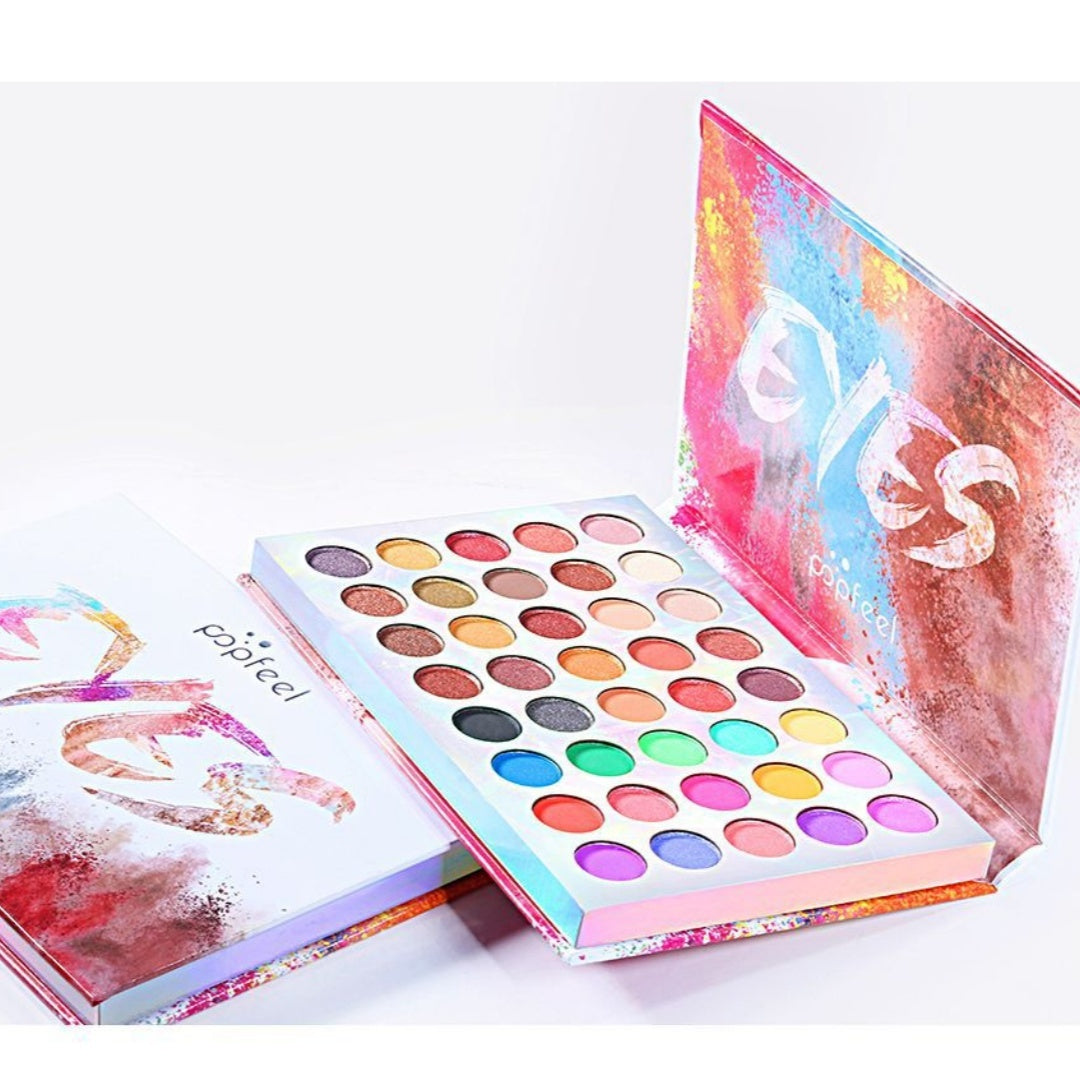 Shimmer Matte Eyeshadow Palette – Multi-Color Combination