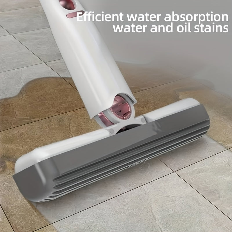 Portable Self-Squeeze Mini Mop – Hand-Free Cleaning Tool for Home & Car