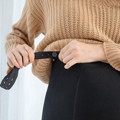 Maternity Cotton Pantyhose – Striped Winter