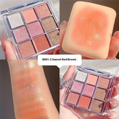 Acrylic Eyeshadow Palette – 9 Colors Fashion Personality