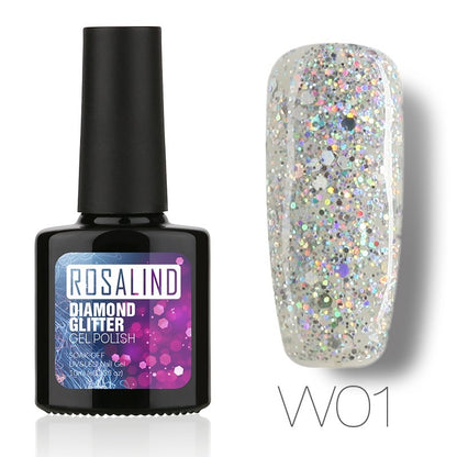 Diamond Nail Gel – Shiny Long-Lasting Gel Polish for Sparkling Nail Art