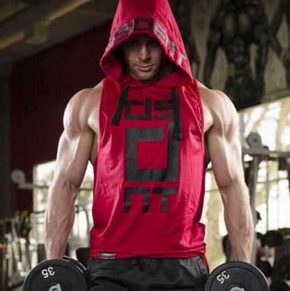 Men’s Summer Sleeveless Hoodie – Lightweight Casual Gym Top