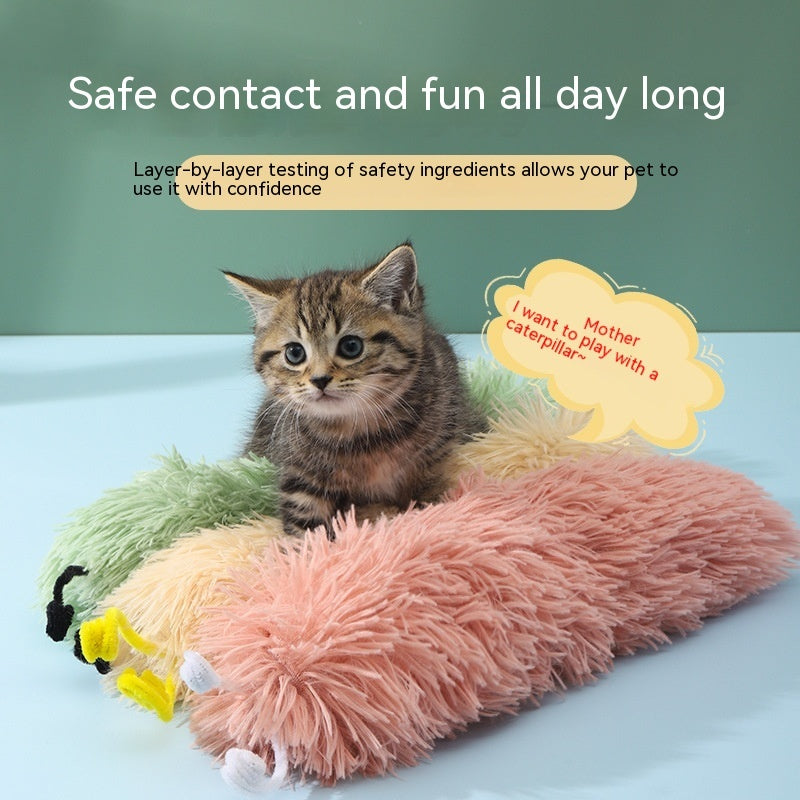 Caterpillar Ringing Paper Cat Toy – Bite Resistant & Stress Relief