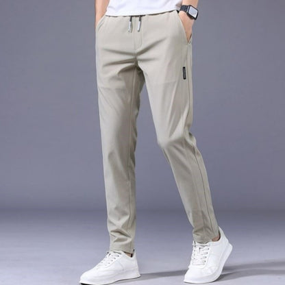 Men’s Drawstring Casual Pants – Loose Fit