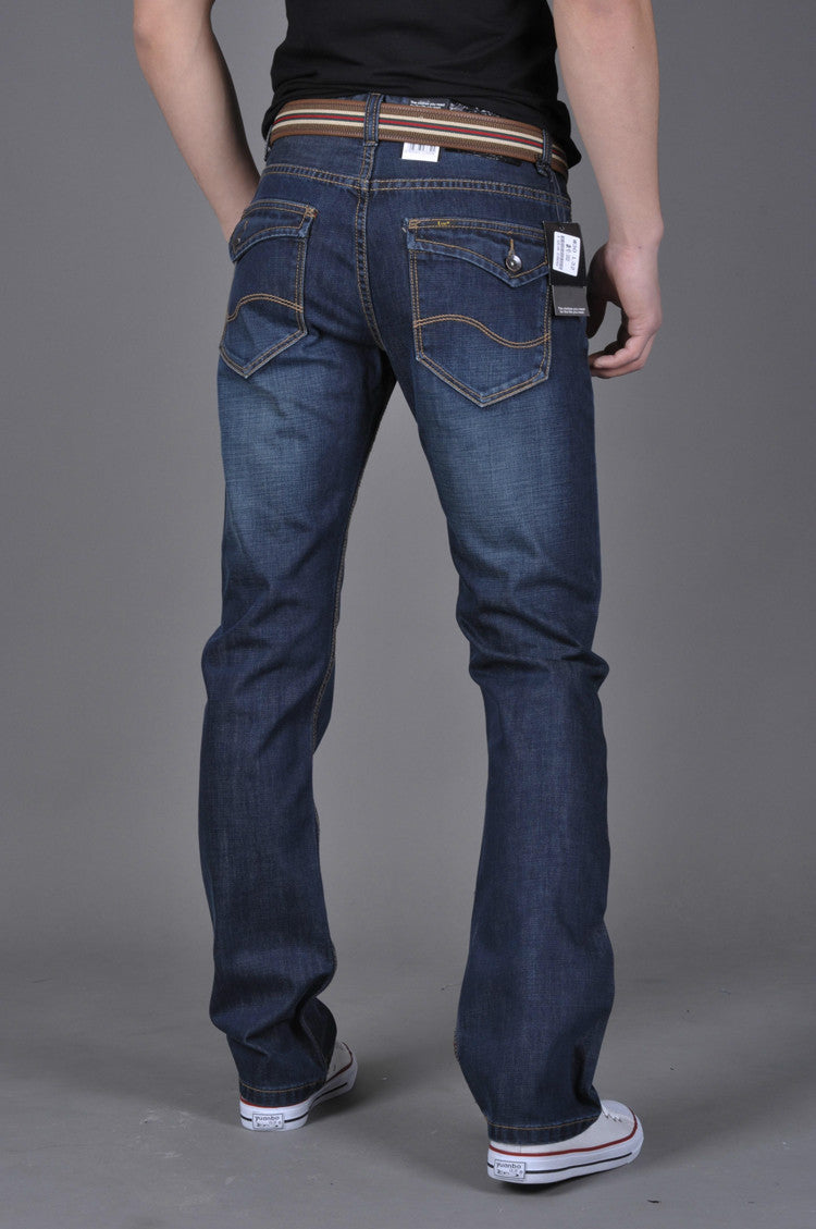 Men’s Straight-Leg Denim Pants – Trendy Casual Jeans