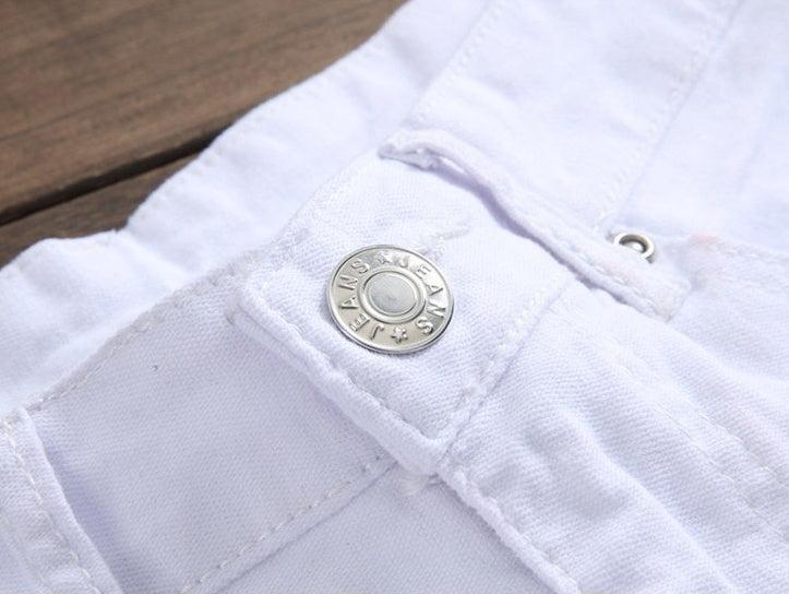 Men’s Newspaper Print Jeans