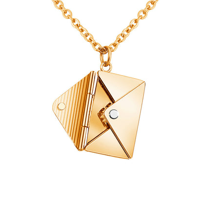 Fashion Envelope Necklace – Romantic Gift for Her
