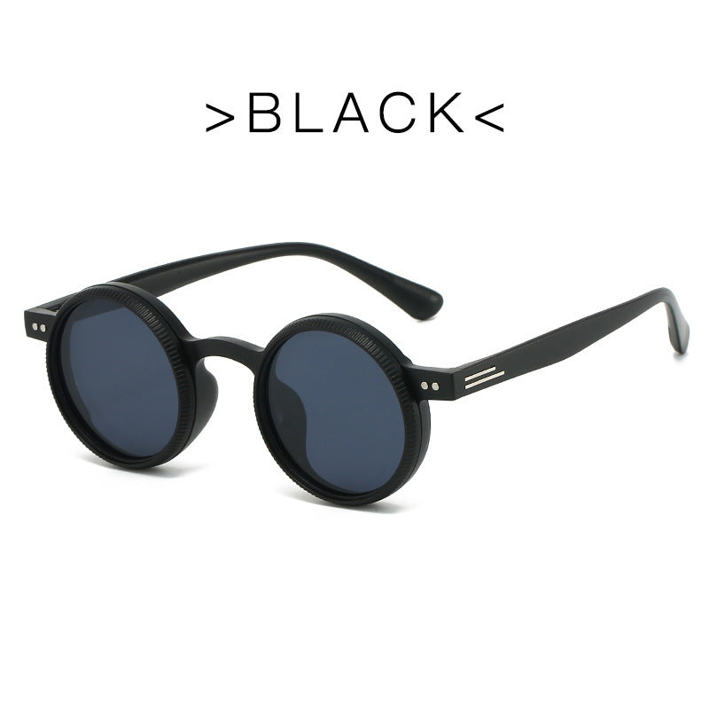 Adjustable Zoom Round Frame Polarized Sunglasses For Men