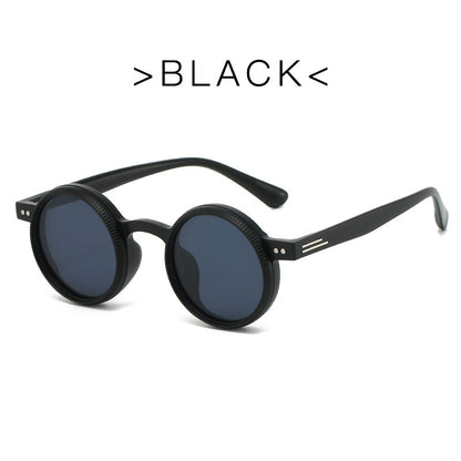 Adjustable Zoom Round Frame Polarized Sunglasses For Men
