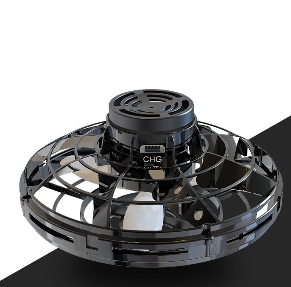 Mini LED UFO Drone – Fingertip Spinner & Flying Toy for Kids