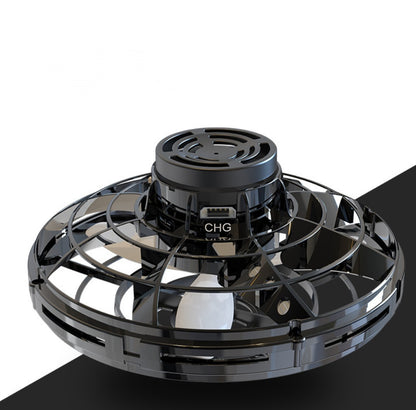 Mini LED UFO Drone – Fingertip Spinner & Flying Toy for Kids