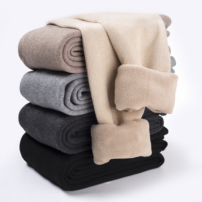 Maternity Cotton Pantyhose – Striped Winter