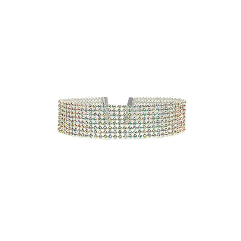 Women’s Crystal Rhinestone Choker Necklace – Wedding Jewelry