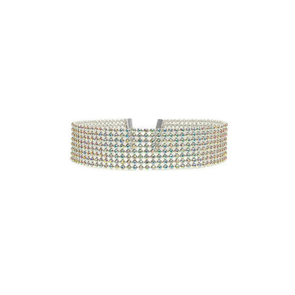Women’s Crystal Rhinestone Choker Necklace – Wedding Jewelry