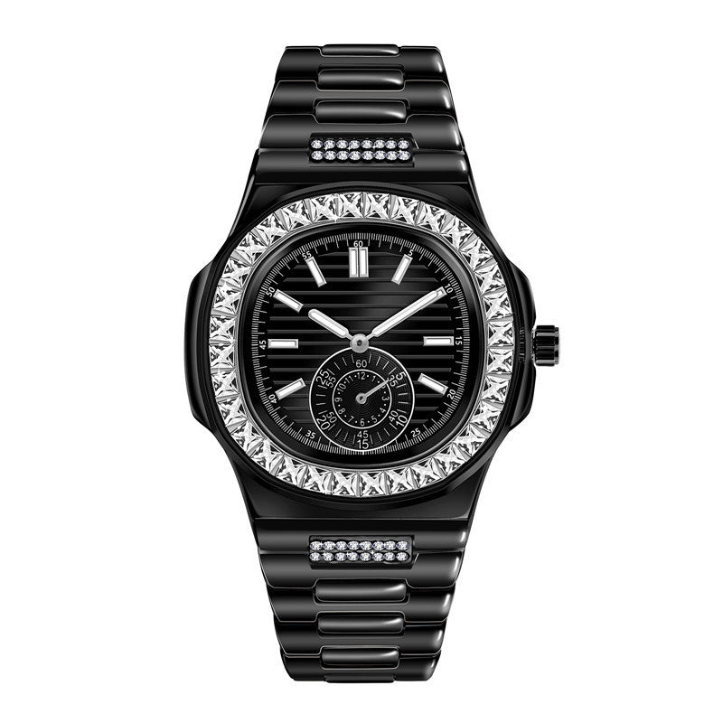 Luxury Alloy Diamond Watch