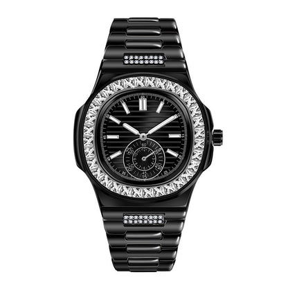 Luxury Alloy Diamond Watch