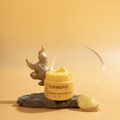 "Turmeric Essential Oil Skincare Set Moisturizing & Brightening"