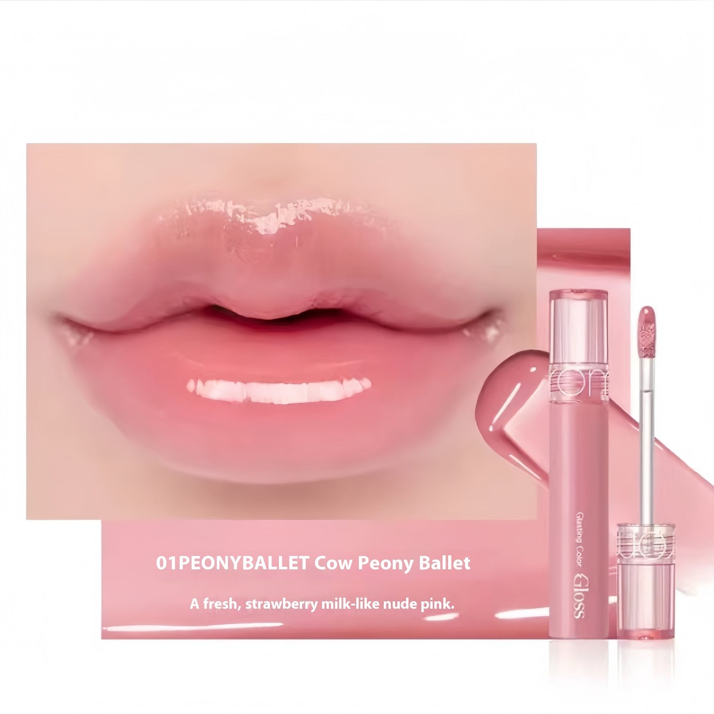 Water Light Mirror Lip – No-Stain, Long-Lasting Pure Color