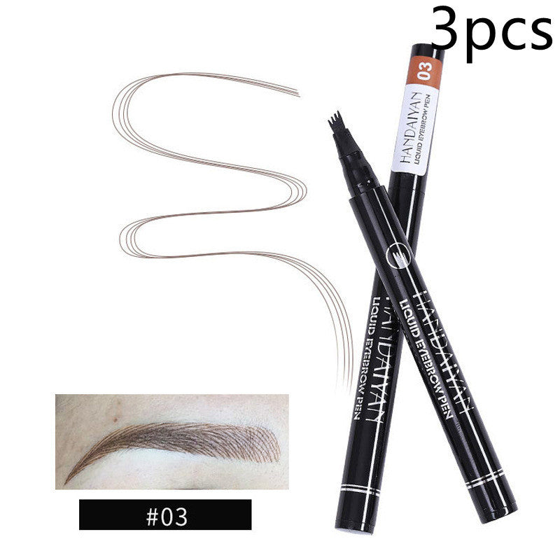 4-Head Liquid Eyebrow Pencil – Multi-Function Tattoo Brow Pencil