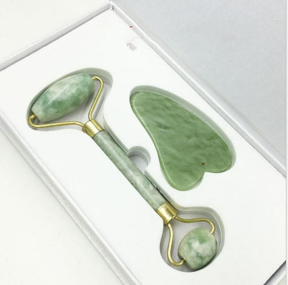 Jade Face Roller – Facial Massager for Tension Relief & Skin Care
