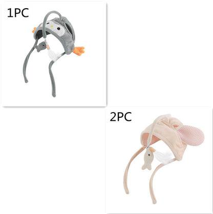 Head-Wear Feather Cat Toy Stick