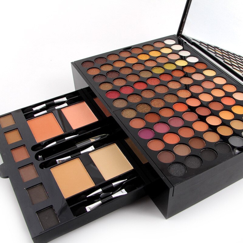 "180 Colors Eyeshadow & Blush Makeup Palette Piano Shape Box"