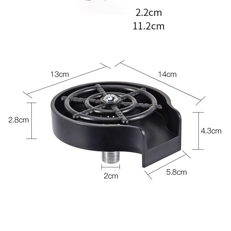 Cup Washer for Sink – High-Pressure Automatic Faucet Rinser for Bar, Kitchen, Coffee Pitchers