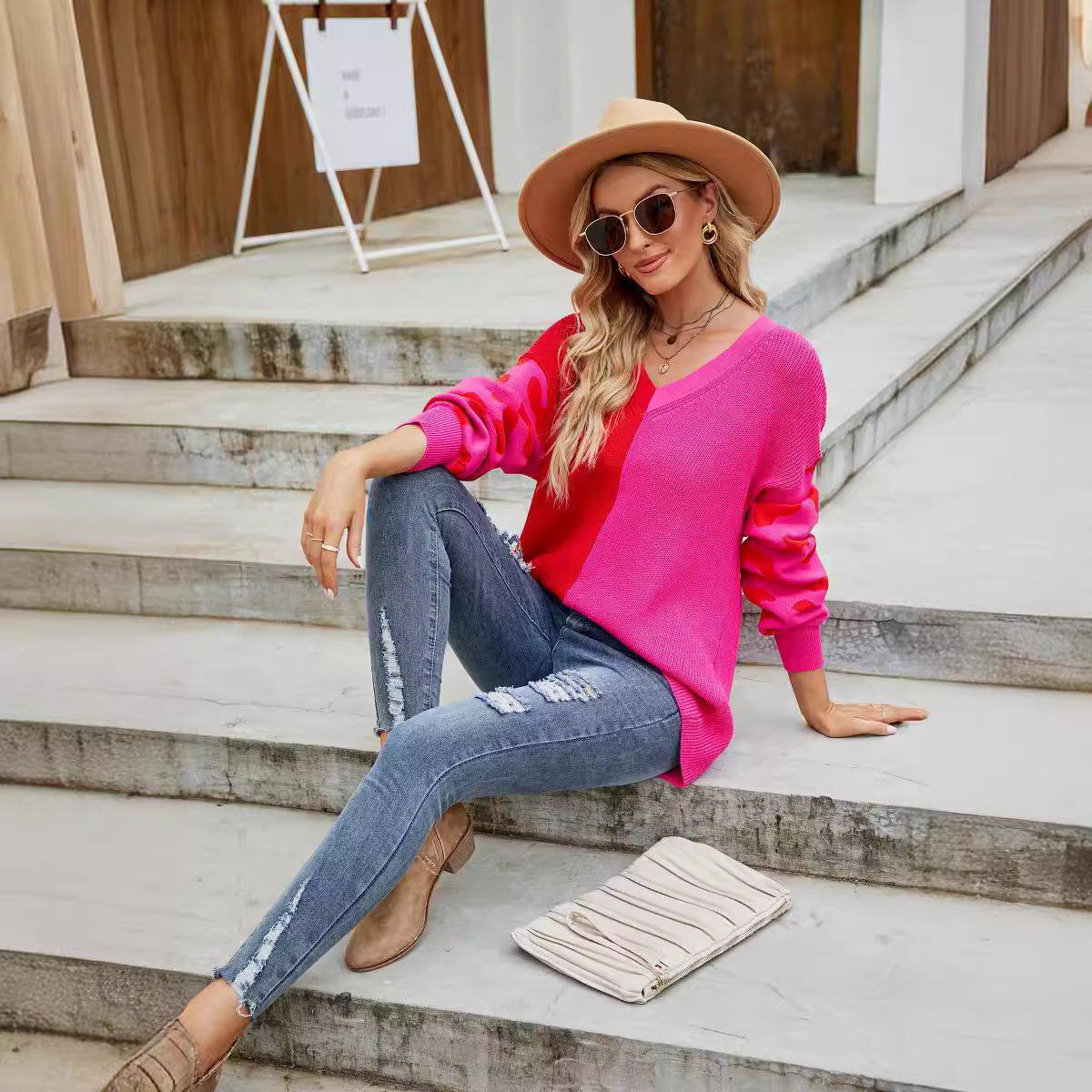 Women’s V-Neck Sweater