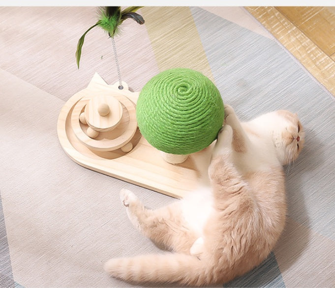 Double Sisal Cat Scratching Post