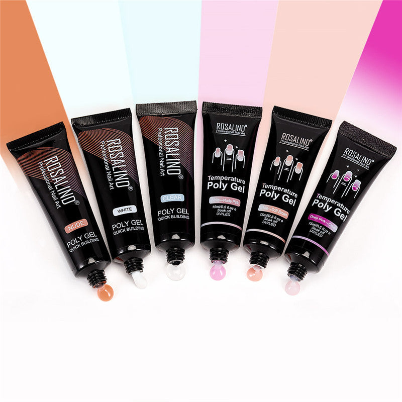 Multi-Color Mixed Nail Solid Glue – Strong Adhesive for DIY Nail Art & Extensions