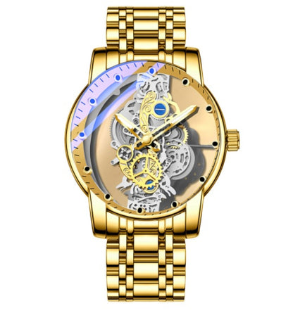Luxury Skeleton Automatic Quartz Men’s Watch