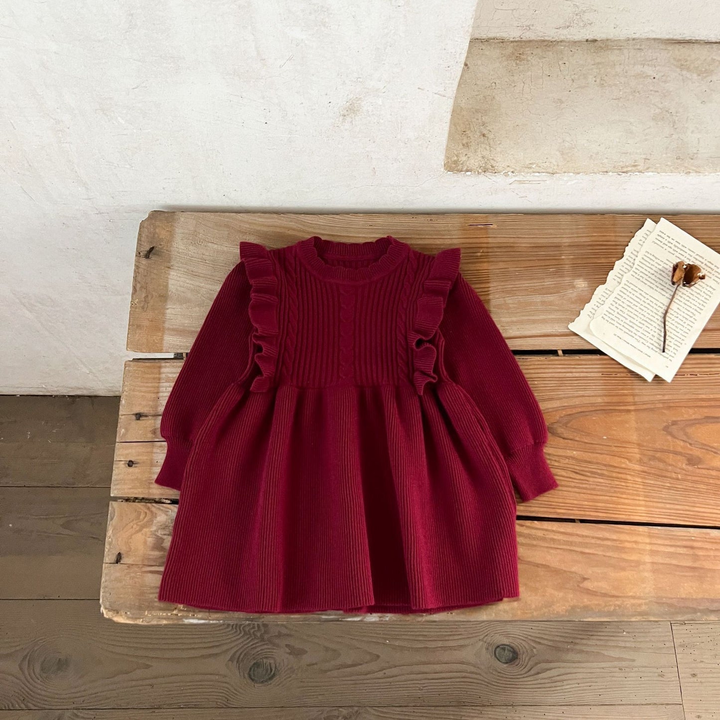 Cotton Wool Thermal Dress – Autumn & Winter kid’s Wear