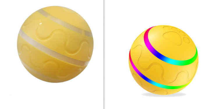 Smart Interactive Cat Toy – USB Rechargeable Self-Rotating Ball