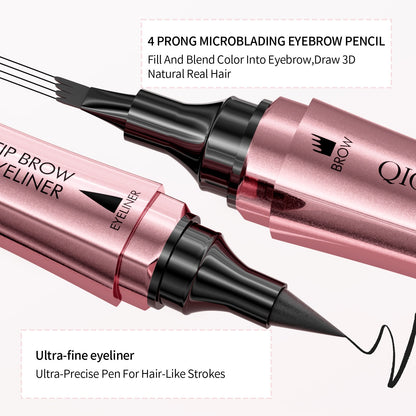 2-in-1 Dual Head Liquid Eyebrow Pencil & Eyeliner