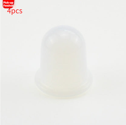 Silicone Vacuum Cupping Therapy Set – Transparent Medium Cup