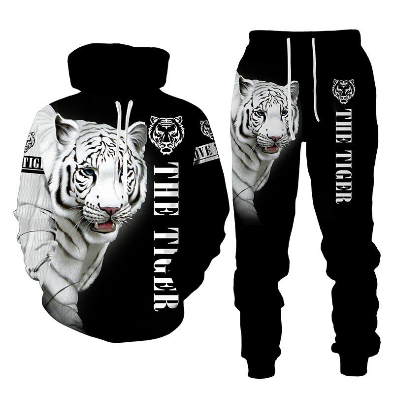 Tiger Print Sweater – Unisex Casual Fashion Set