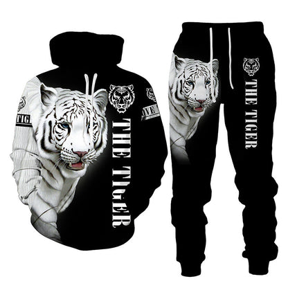 Tiger Print Sweater – Unisex Casual Fashion Set