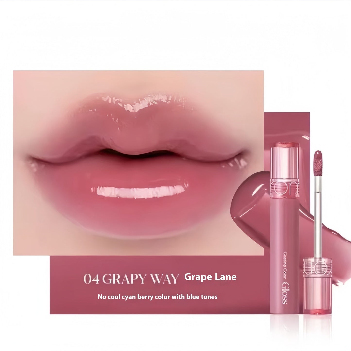 Water Light Mirror Lip – No-Stain, Long-Lasting Pure Color