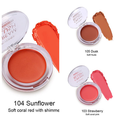 "PHOERA Light & Brightening Cream Blush Makeup"