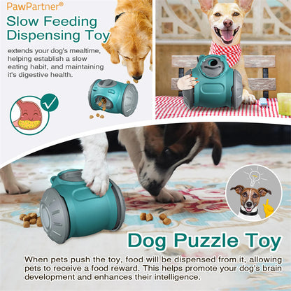 Interactive Dog Tumbler Toy & Slow Feeder for Pets