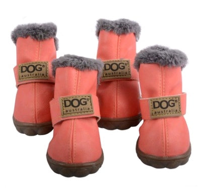 Warm Dog Snow Boots – Thick Winter Shoes for Teddy & Small Breeds