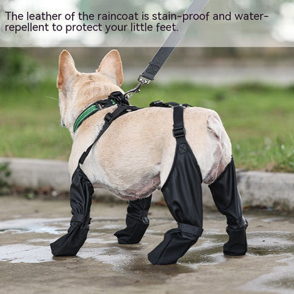 Waterproof Dog Shoes – Adjustable Breathable Pet Boots for Outdoor Walking