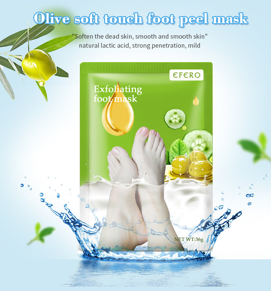 Exfoliating Foot Mask – Peeling Pedicure Socks for Dead Skin & Cracked Heels