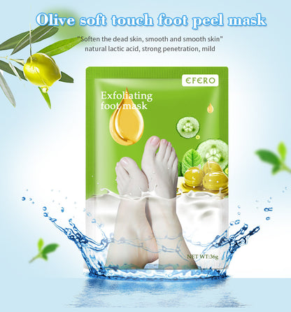 Exfoliating Foot Mask – Peeling Pedicure Socks for Dead Skin & Cracked Heels