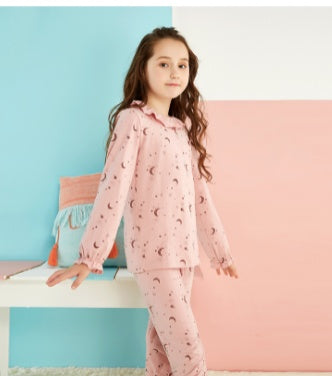 Girls’ Cotton Pajamas – Soft & Cozy Sleepwear